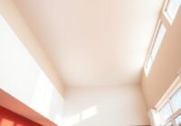 Sufit jaśniejszy od ścian jako trik na optyczne podniesienie i rozświetlenie wnętrza Sufit jaśniejszy od ścian jako trik na optyczne podniesienie i rozświetlenie wnętrza
